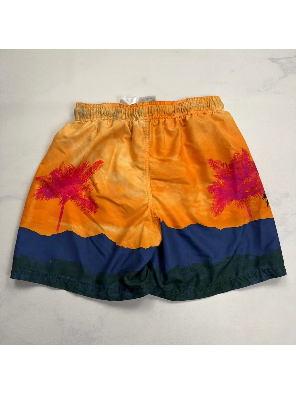 H&M Swim Shorts Just Skate Palm Trees Print - 14Y